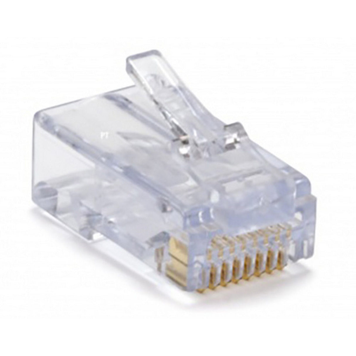 Platinum Tools 100010C EZ-RJ45 CAT6 Connectors for Solid or Stranded Conductors 50-Pack