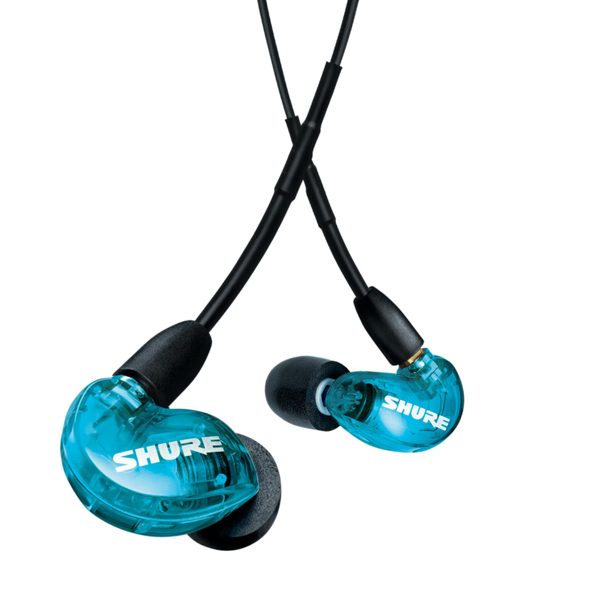 Shure AONIC 215 SE215DYBL + UNI Wired Sound Isolating In-Ear Headphone Blue (Used) - used