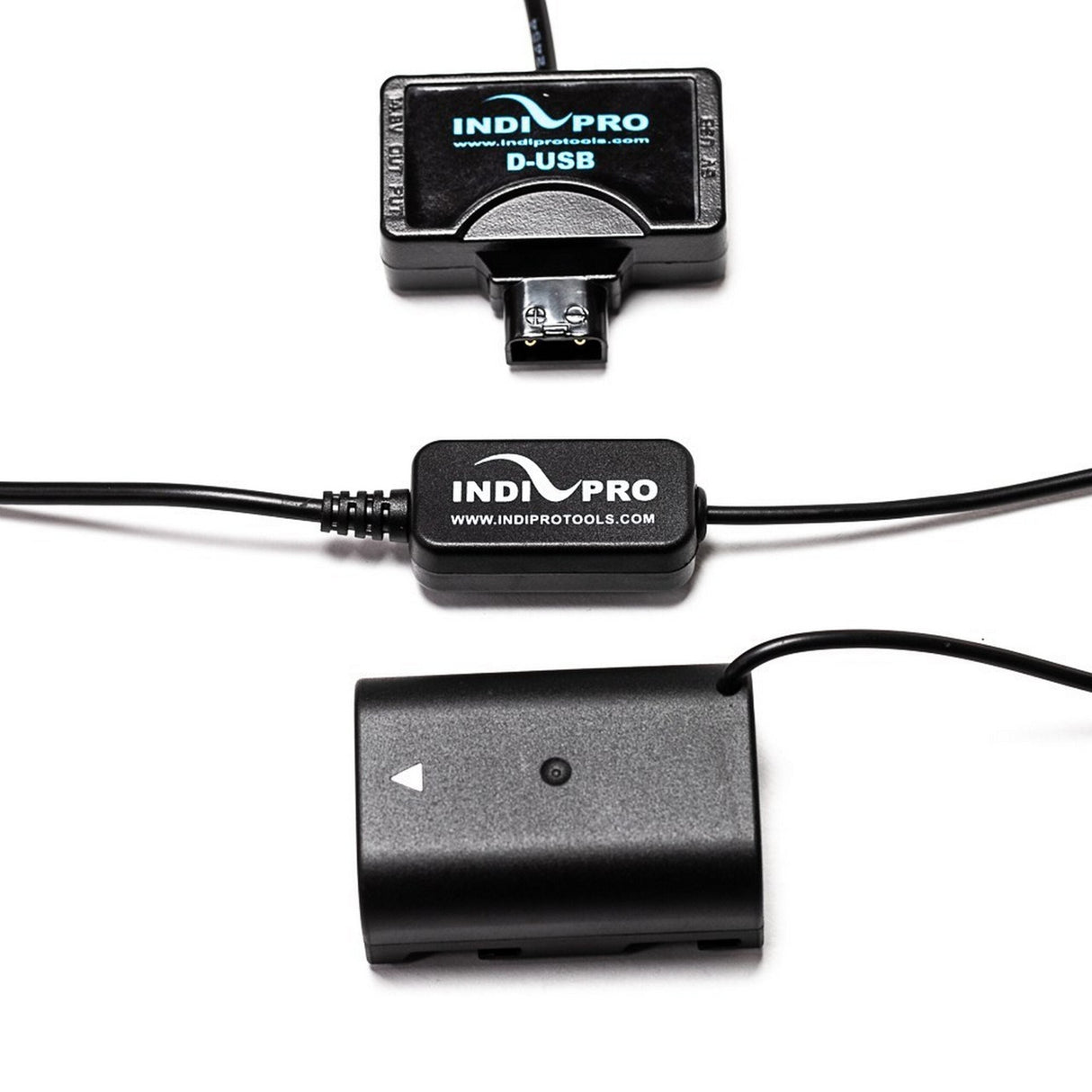 IndiPRO MINIP19 Tri-Tap to Panasonic DMW-BLW19 Type Dummy Battery 24-Inch Regulated