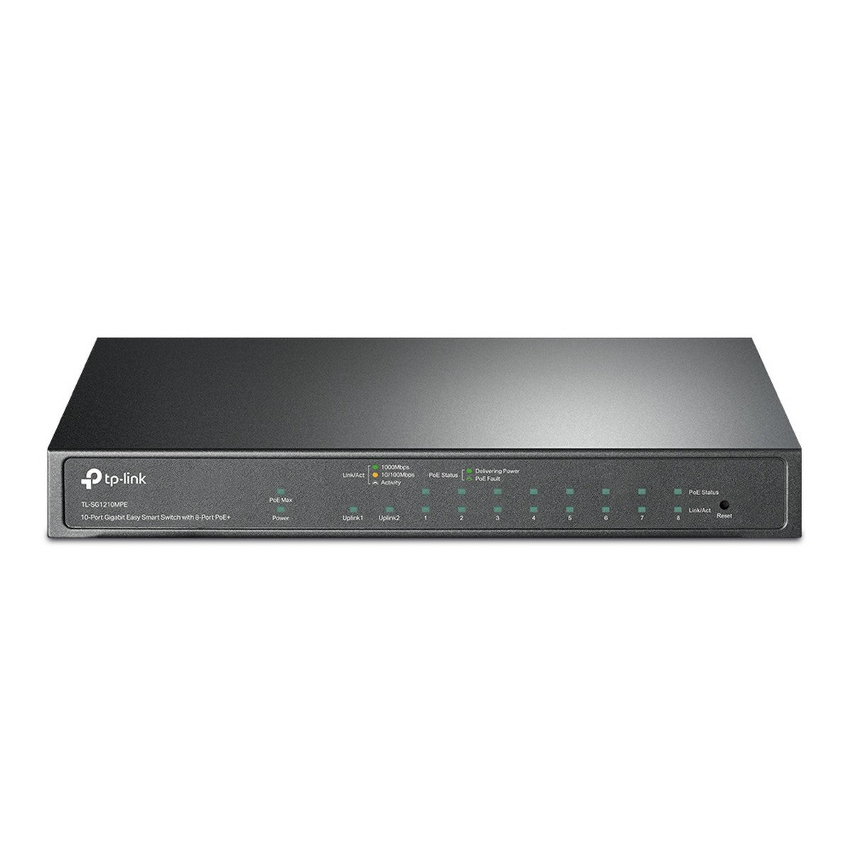 TP-Link TL-SG1210MPE 10-Port Gigabit Easy Smart Switch with 8-Port PoE +