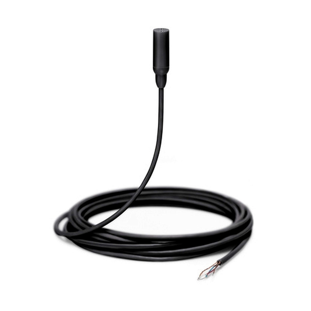 Shure TL48B/O TwinPlex Omnidirectional Subminiature Lavalier Microphone Black with Bare Wire and Accessories