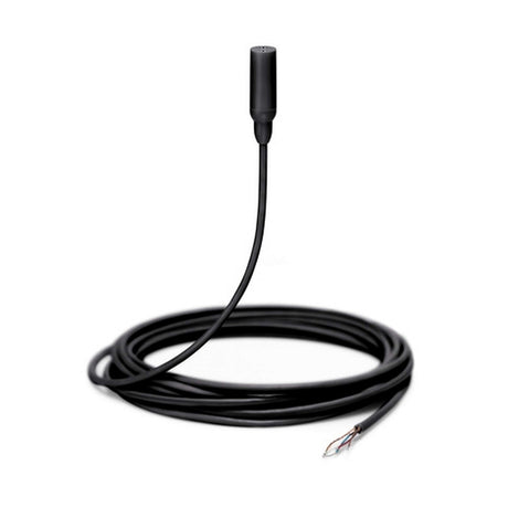 Shure TL48B/O TwinPlex Omnidirectional Subminiature Lavalier Microphone Black with Bare Wire and Accessories