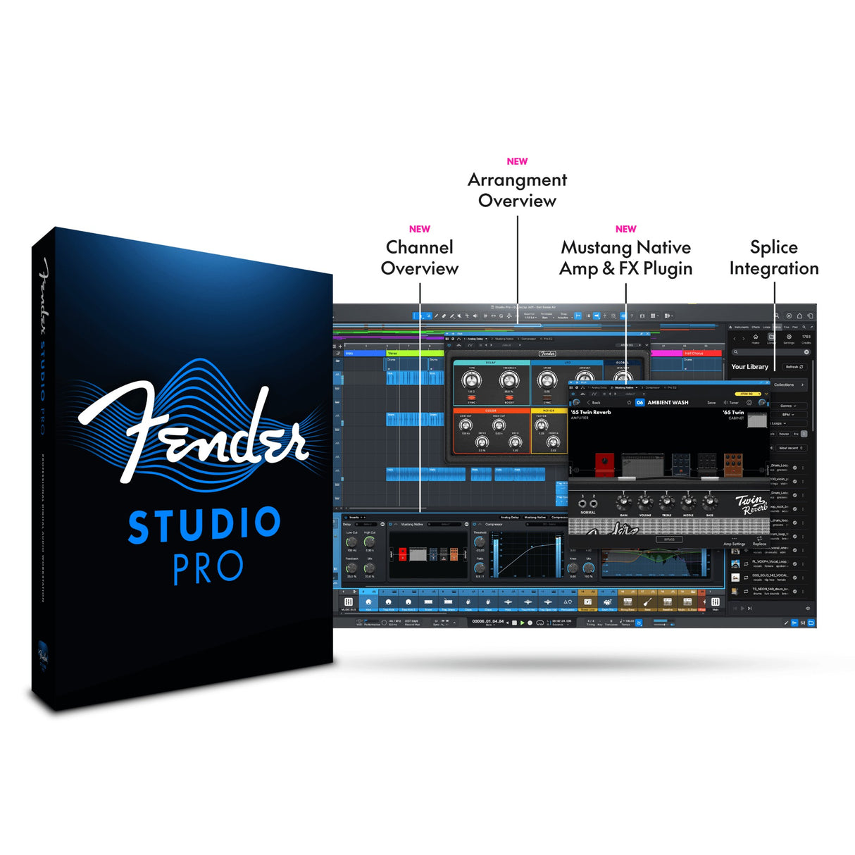 Fender Studio Pro Music Production Software Perpetual License