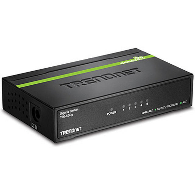 TRENDnet TEG-S50G 5-Port Gigabit GREENnet Switch 10Gbps