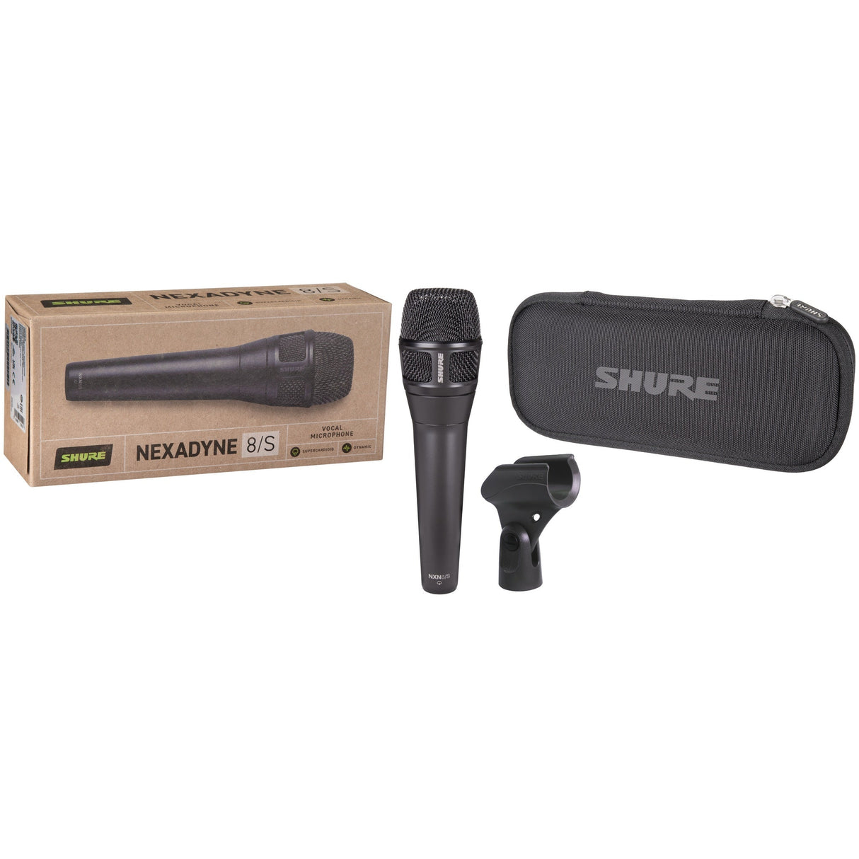 Shure NEXADYNE NXN8/S Supercardioid Dynamic Vocal Handheld Microphone