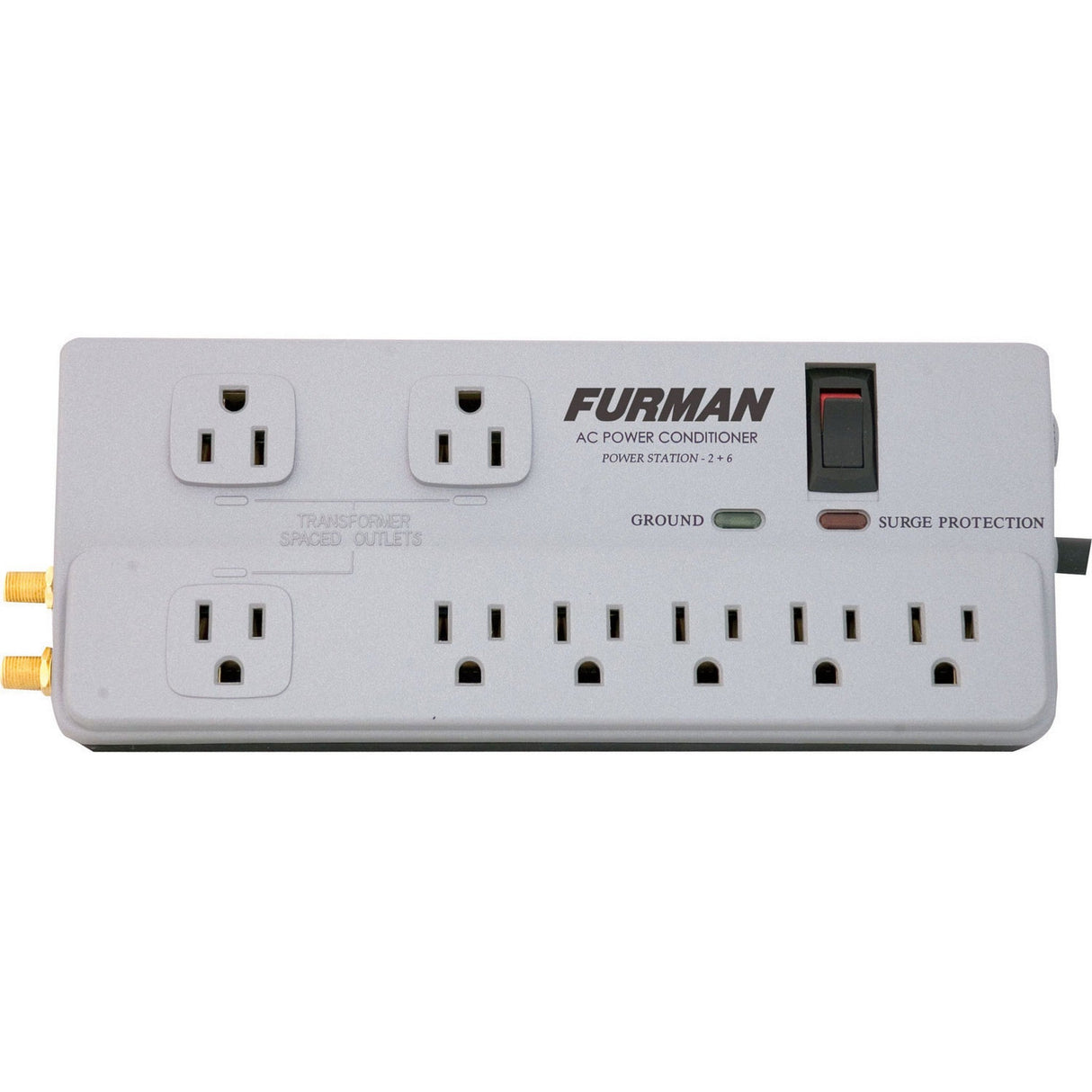 Furman PST-2 + 6 15A 8-Outlet Surge Suppressor Strip