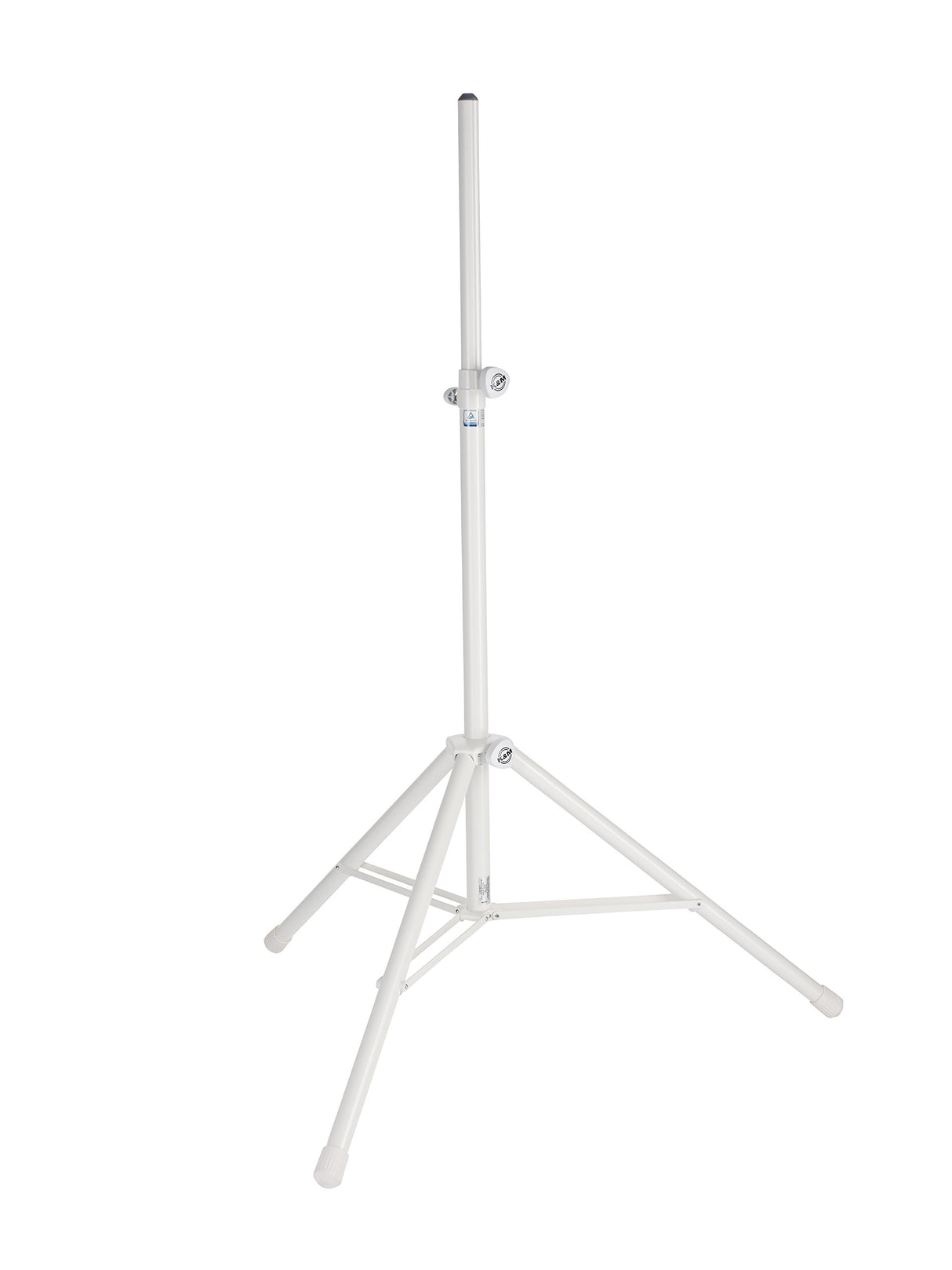 K&M 214/6 Two Piece Folding Speaker Stand Pure White