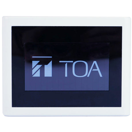 TOA Electronics M-800RCT-AM Remote Audio Control Panel with Touch Display White