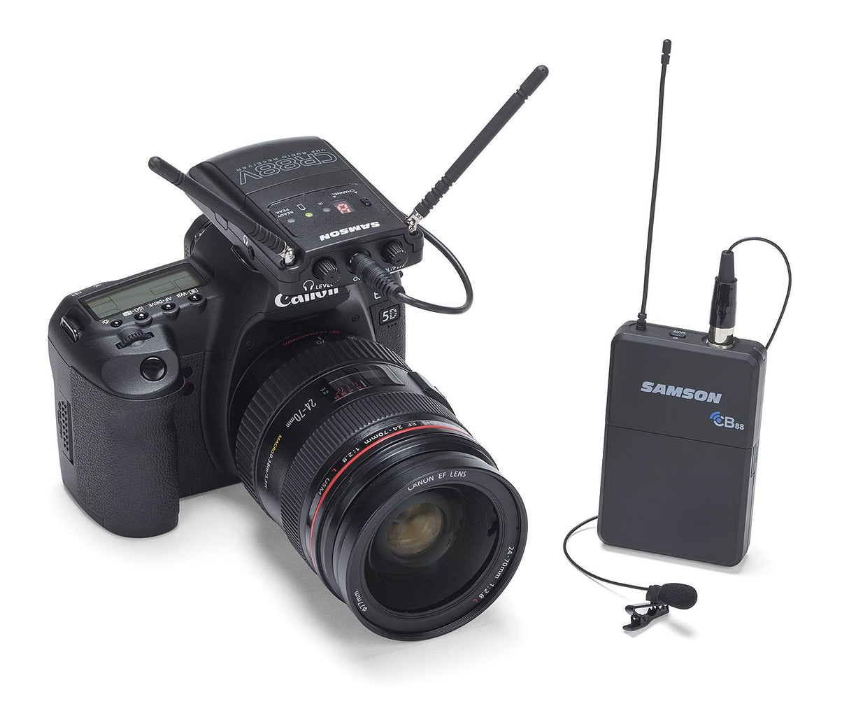 Samson Concert 88 Camera System v2 with LM10 Lavalier Microphone D Band