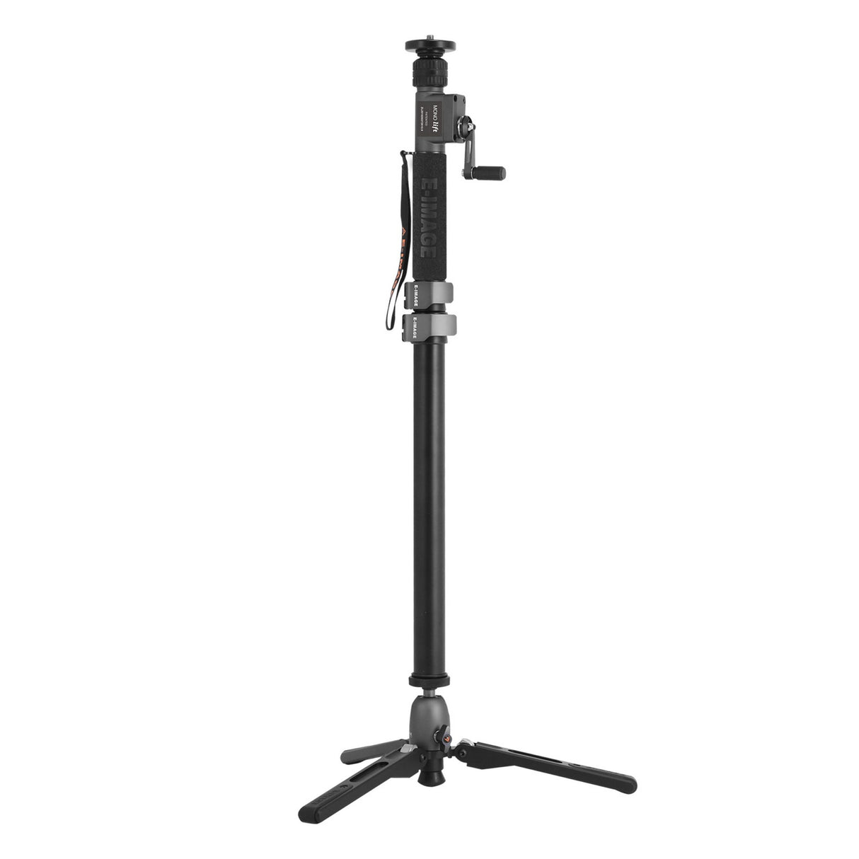 E-Image ML-900C Carbon Fiber Monopod with Hand Crank