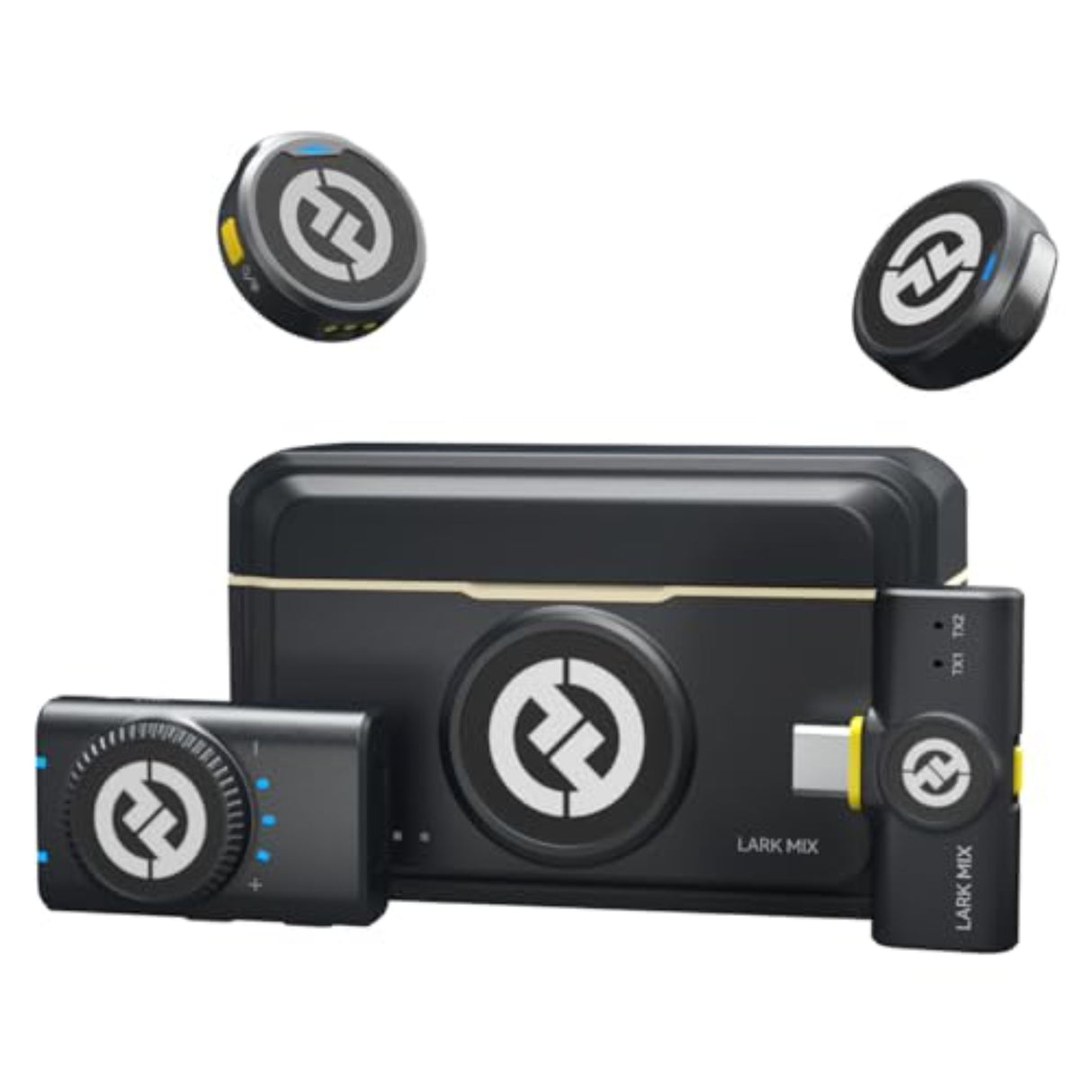 Hollyland - Hollyland Lark M2 Mini Combo 2-Person Wireless Mic System - LARK M2 Mini Combo