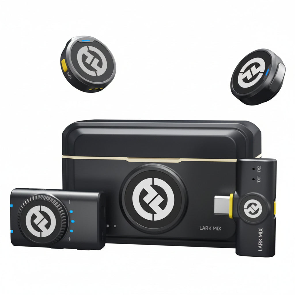 Hollyland - Hollyland Lark M2 Mini Combo 2-Person Wireless Mic System - LARK M2 Mini Combo