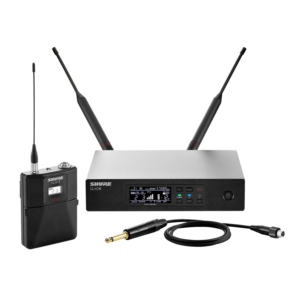 Shure QLXD14 Wireless Bodypack System X52 902 - 928 MHz (Used) - used
