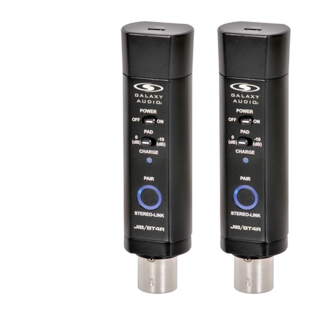 Galaxy Audio JIB/BT4RS XLR Bluetooth Receivers Pair