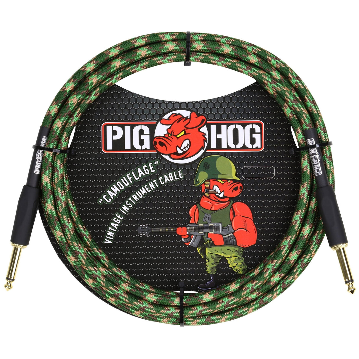 Pig Hog PCH10CF ’Camouflage’ Instrument Cable 10ft