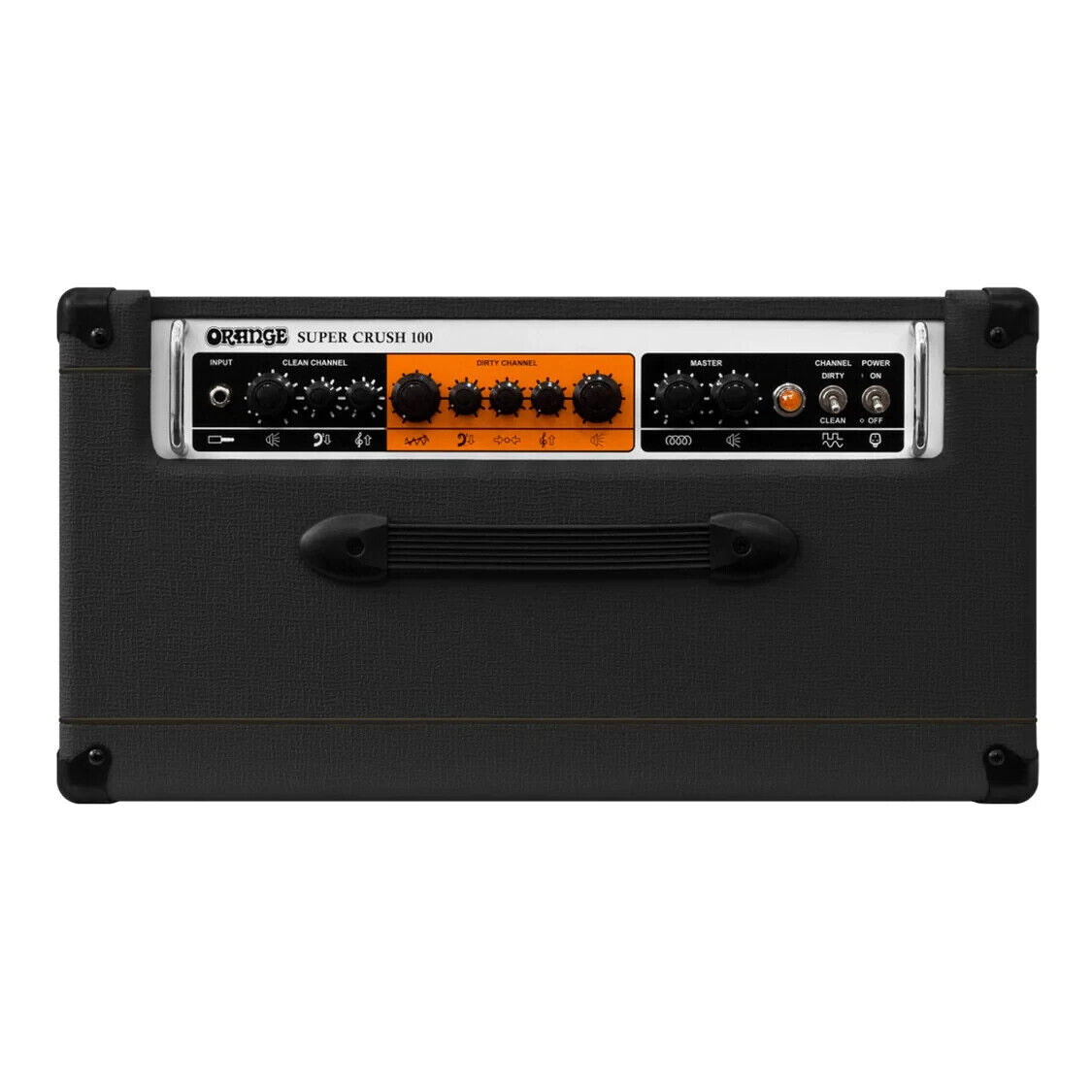 Orange Super Crush 100-Watt Guitar Combo Amplifier Black - amps