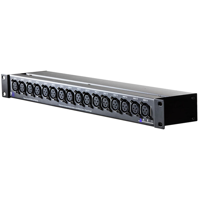 ART P16 16 Channel XLR Balanced Patch Bay 1U
