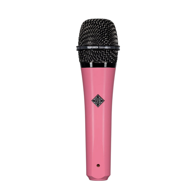 Telefunken M81 Supercardioid Handheld Dynamic Microphone Pink with Black Nickel Grille