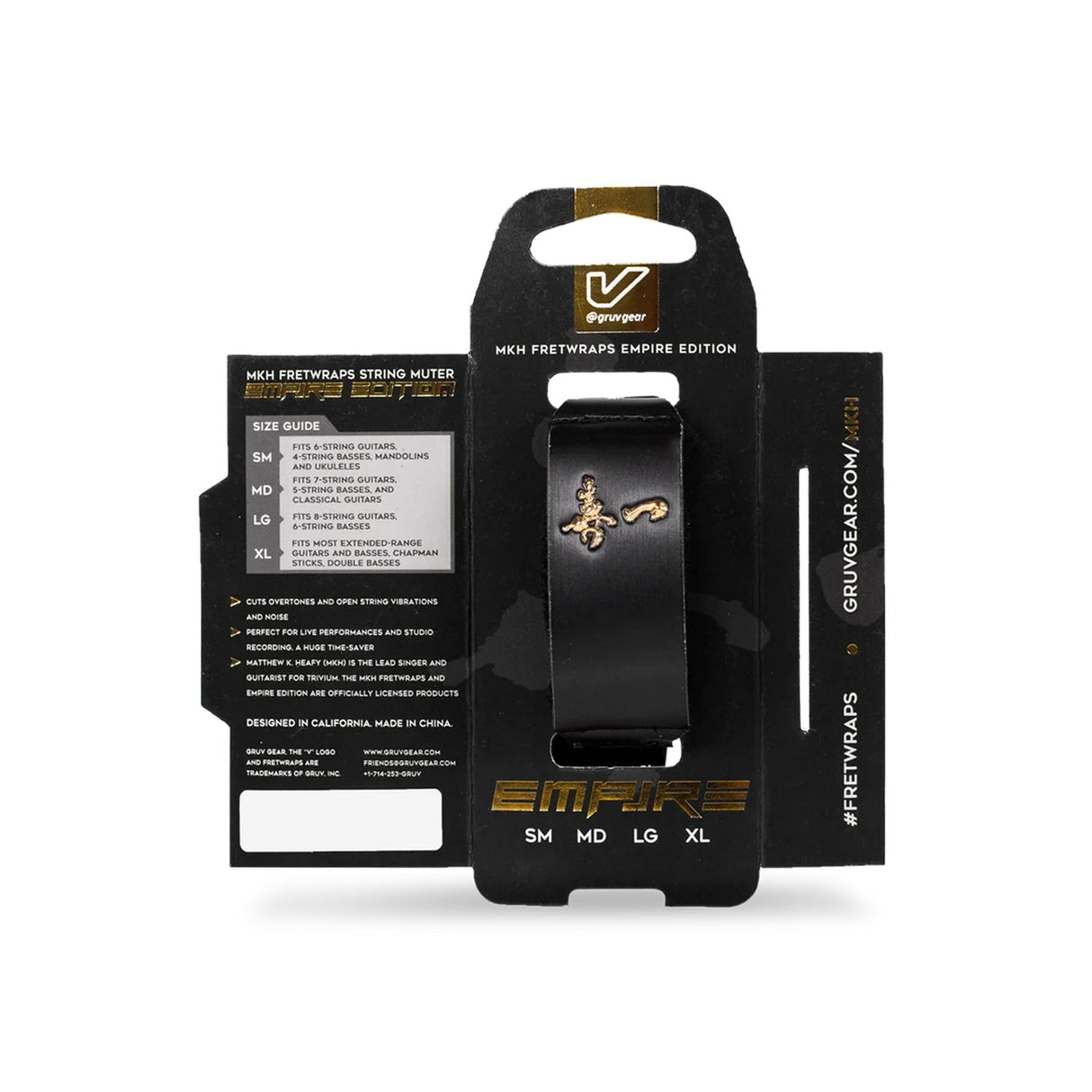 Gruv Gear MKH FretWraps String Muter Empire Edition 1-Pack Large - accessories
