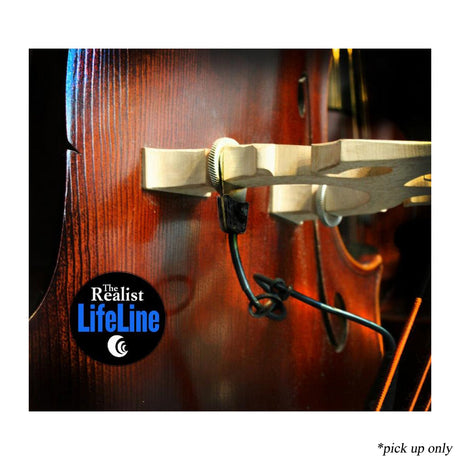 The Realist LifeLine Self Powered Transparent Piezo Transducer Bass Pickup - accessories