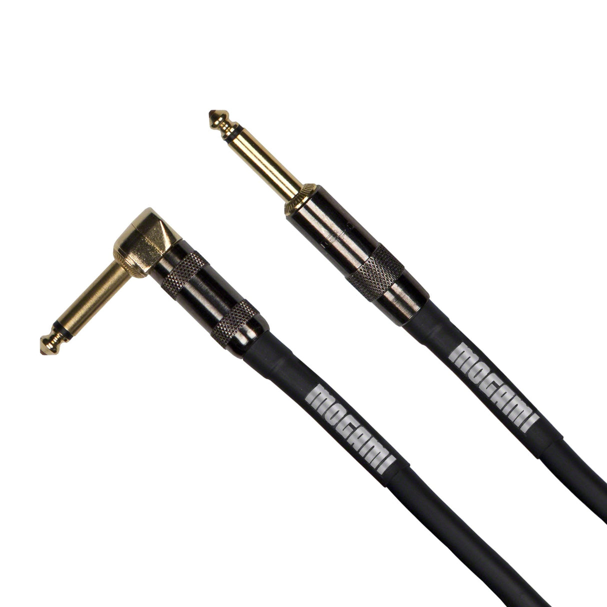 Mogami Platinum TS 1/4-Inch to TS 1/4-Inch Angled Guitar Cable - 3-Feet - accessories