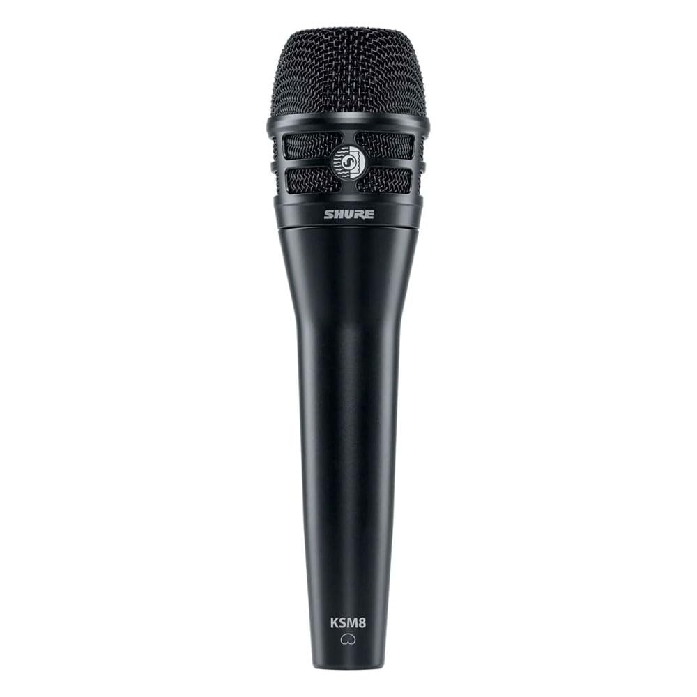 Shure KSM8/B Dualdyne Cardioid Dynamic Handheld Vocal Microphone Black
