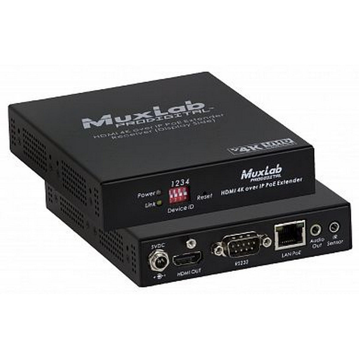 MuxLab 500759-RX HDMI 2.0 Over IP PoE Receiver UHD-4K