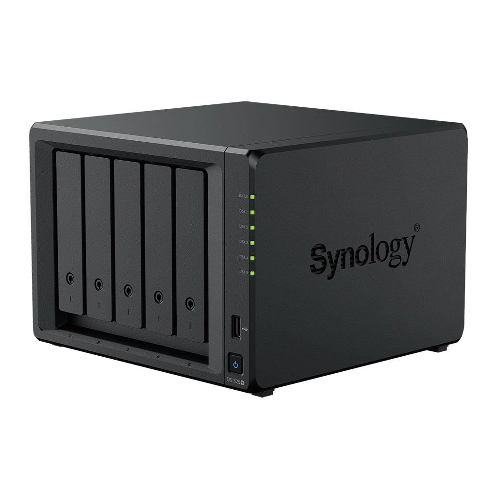 Synology - Synology DS1525+ 5-Bay NAS DiskStation Network Storage - DS1525+