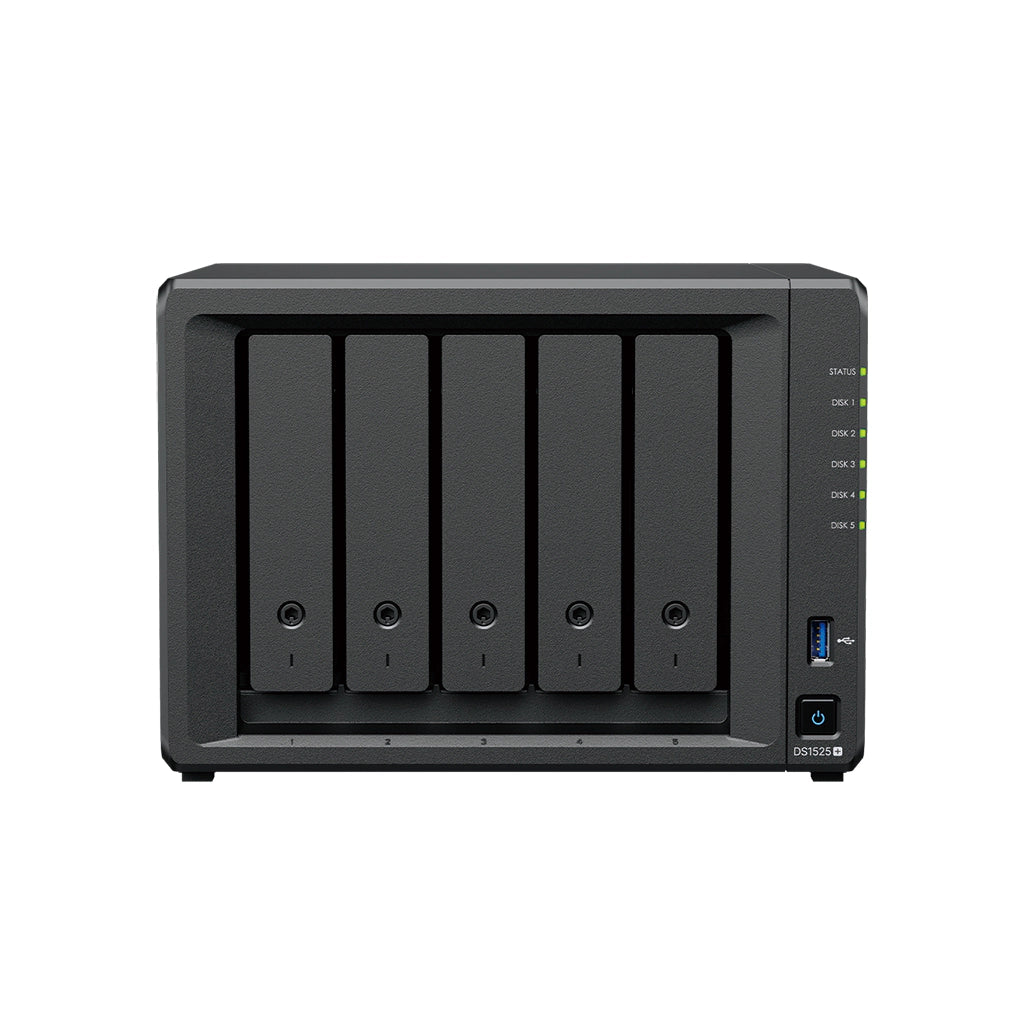 Synology - Synology DS1525+ 5-Bay NAS DiskStation Network Storage - DS1525+