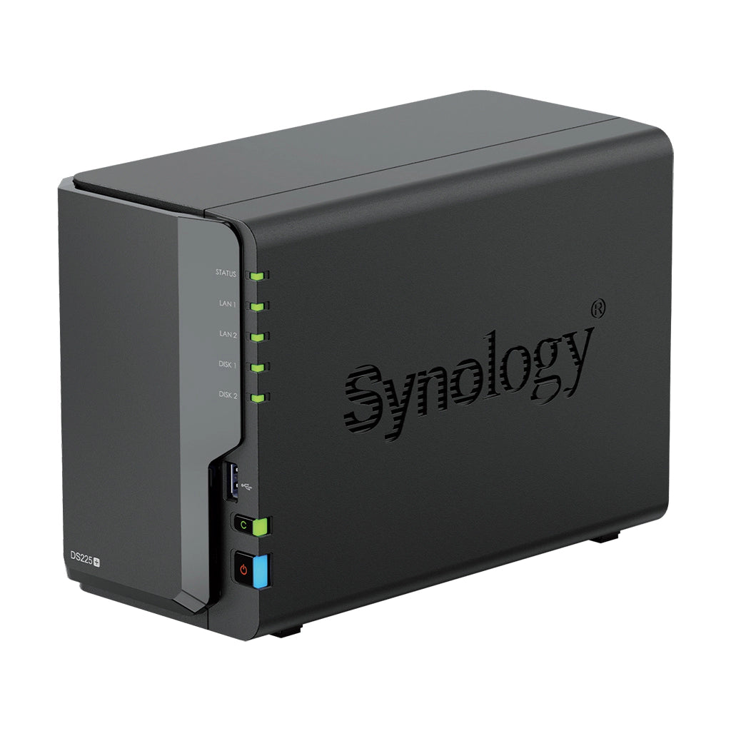 Synology - Synology DS225+ 2-Bay Diskless NAS DiskStation - DS225+
