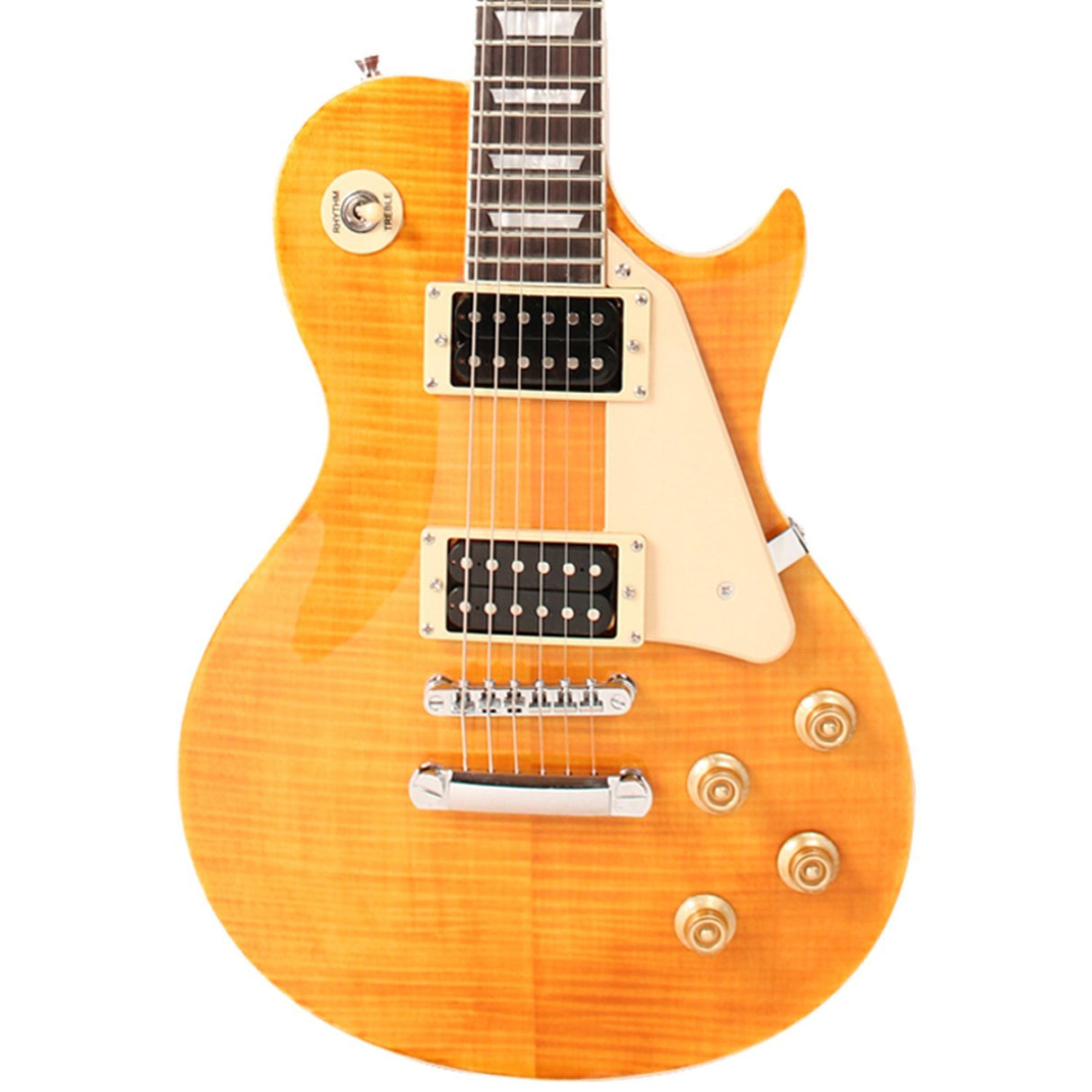 Sawtooth Heritage Series Flame Maple Top Electric Guitar, Tuscan Flame