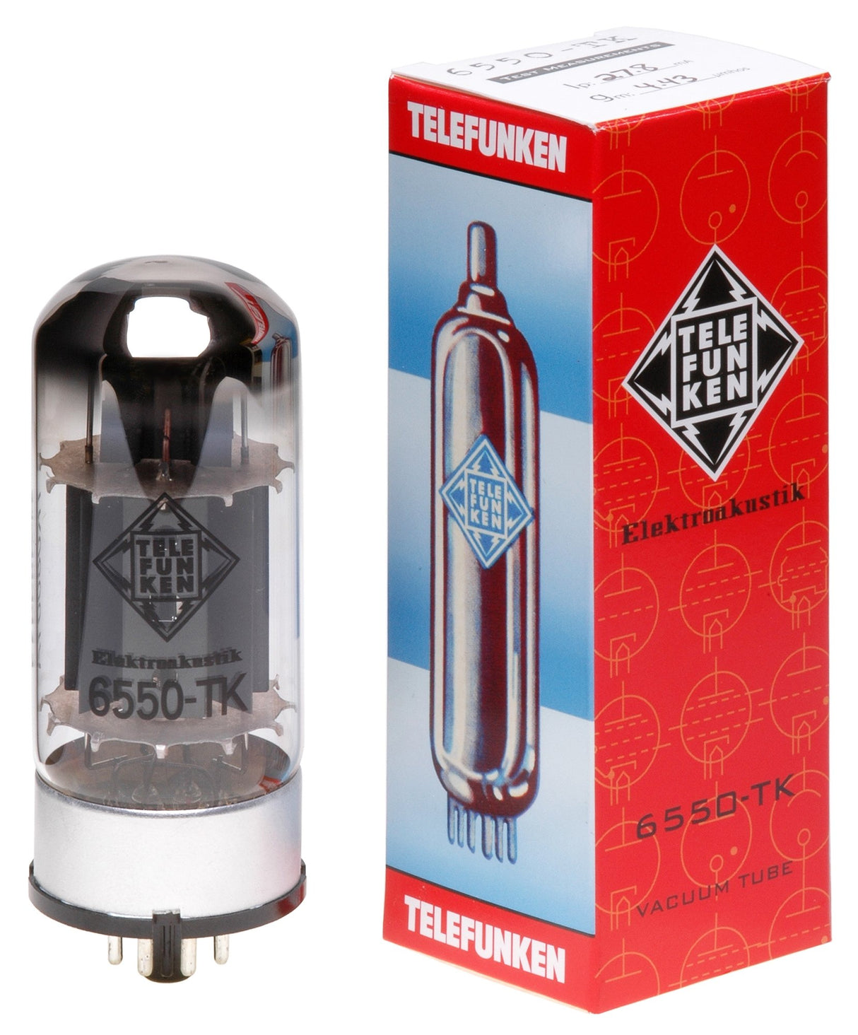 Telefunken 6550 Matched Pair Vacuum Tubes