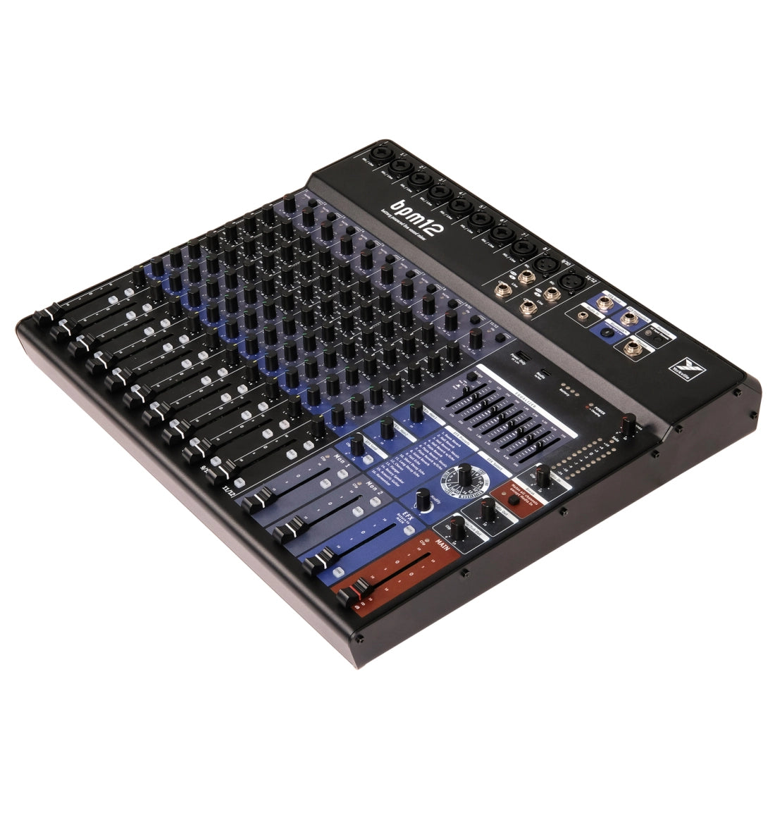 Yorkville BPM12 Battery-Powered 12-Channel Mixer with Bluetooth and USB-C