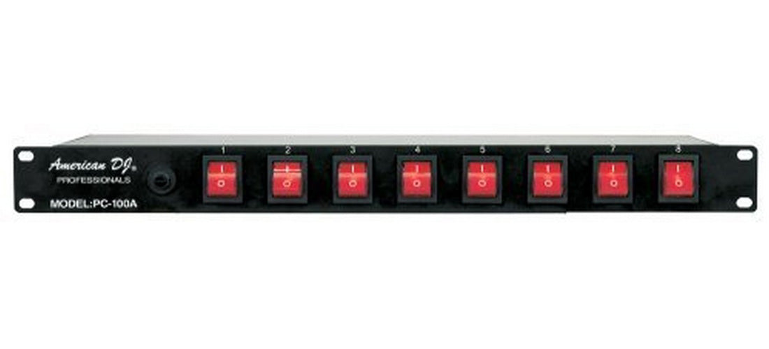 ADJ PC-100A 8-channel Rack Mount Power Switcher