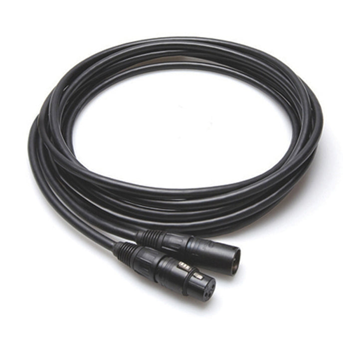 Hosa Technology CMK-005AU 3-Pin Neutrik XLR3F to XLR3M Microphone Cable 5 Foot