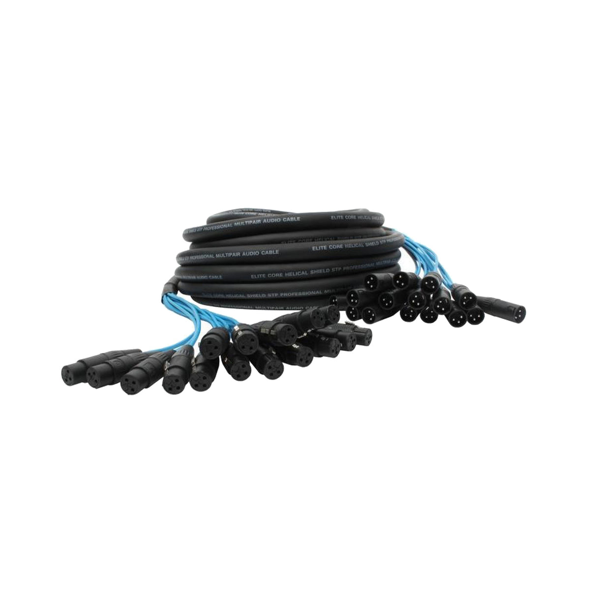 Elite Core PEX1650 16 Channel 50-Feet Fan to Fan XLR Mic Audio Extension Snake Audio Cable