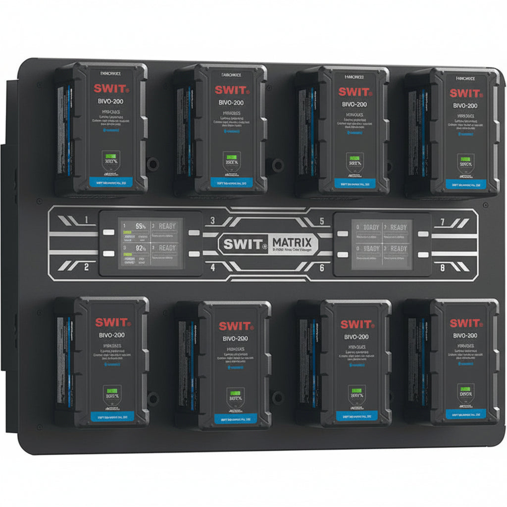 SWIT MATRIX-B8 8-Channel 100W B-Mount Wall Charger