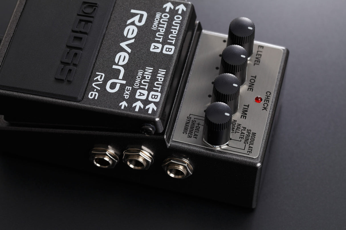 BOSS RV-6 Digital Reverb Guitar Effects Pedal