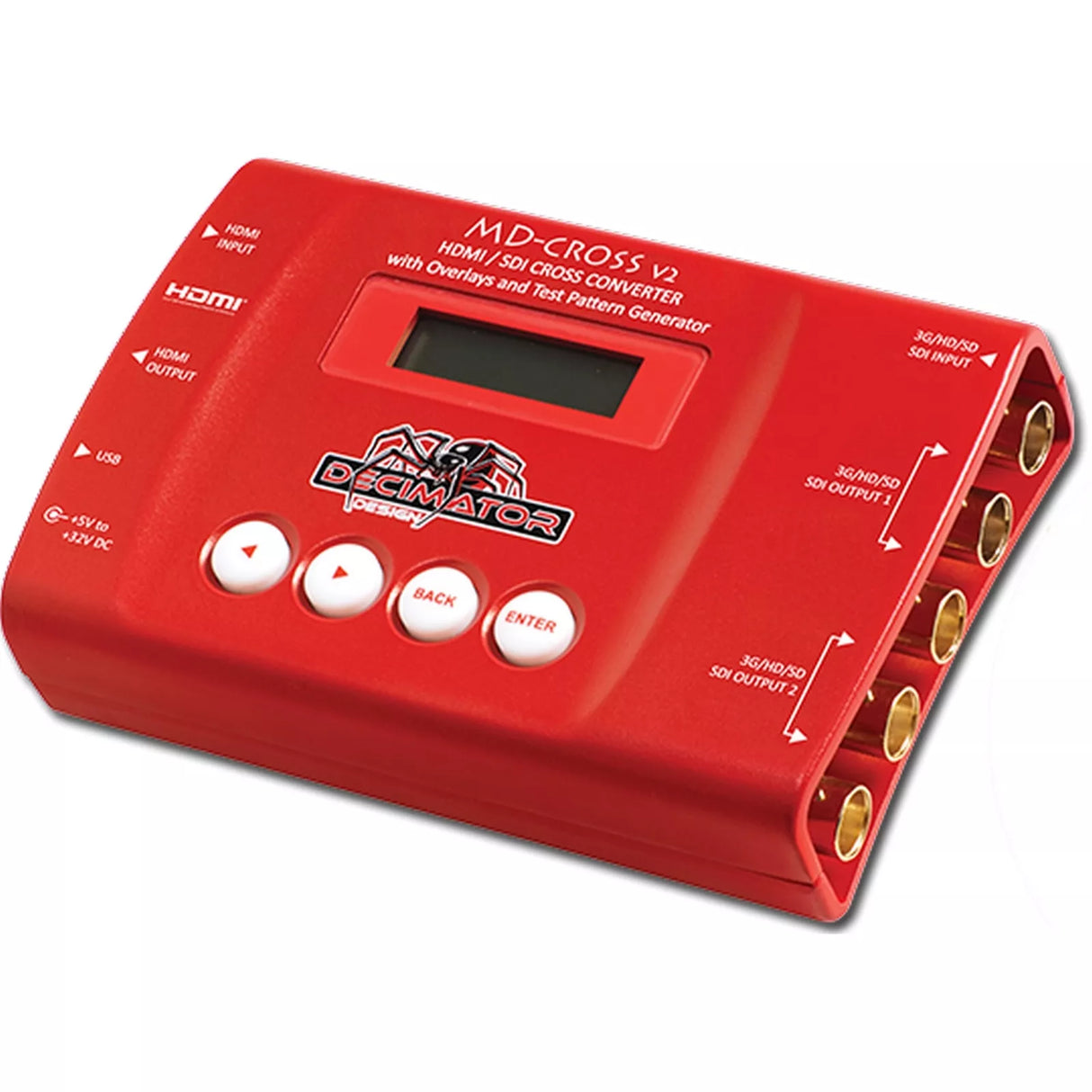 Decimator Design MD-CROSS v2 HDMI/SDI Cross Converter with Scaling Frame Rate Conversion