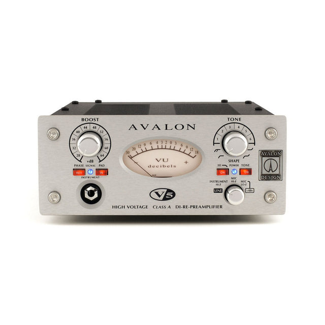 Avalon Design V5 Pure Class A Mic-Line Preamplifier - Silver