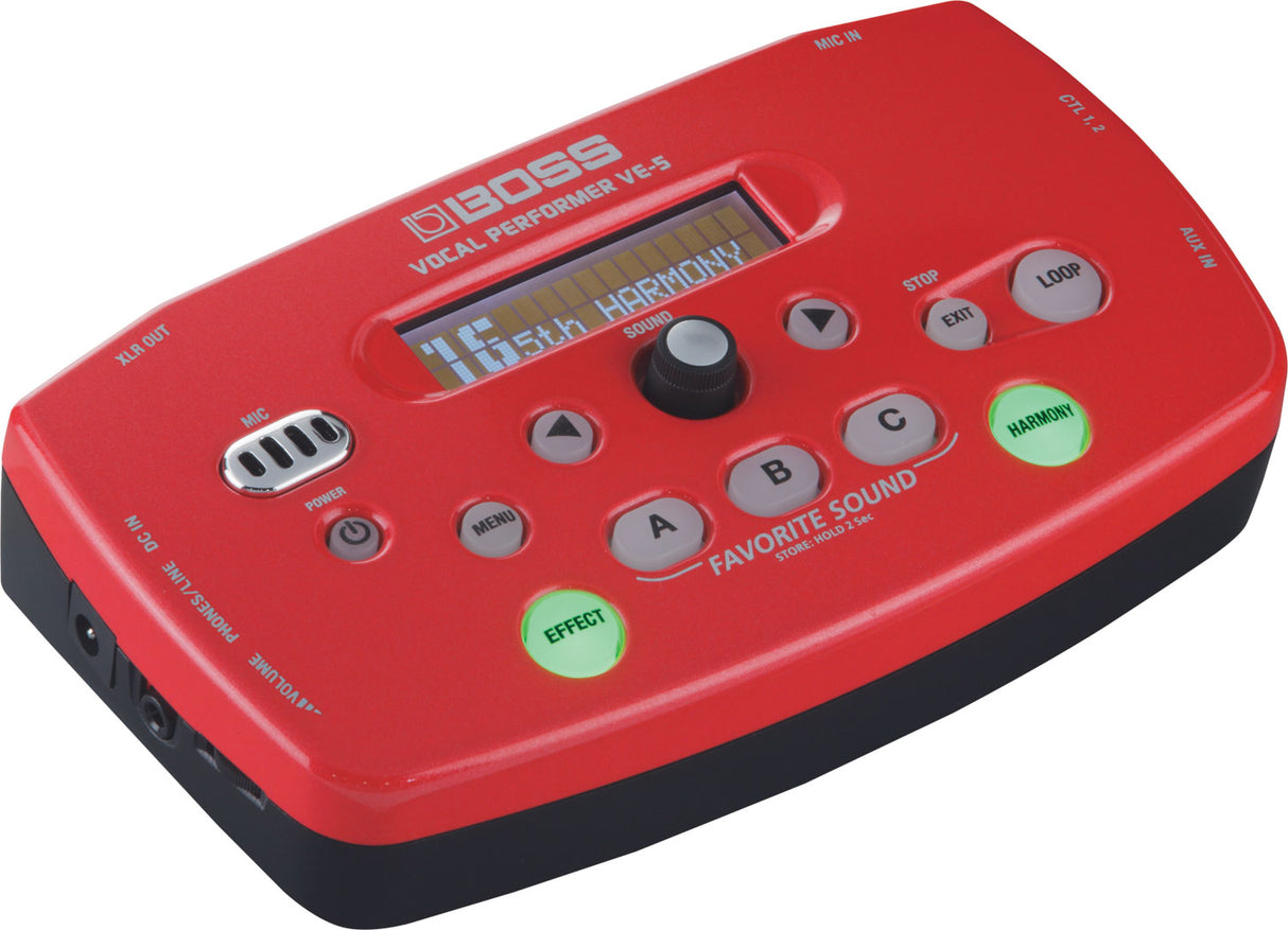BOSS VE-5-RD Vocal Performer (Red)