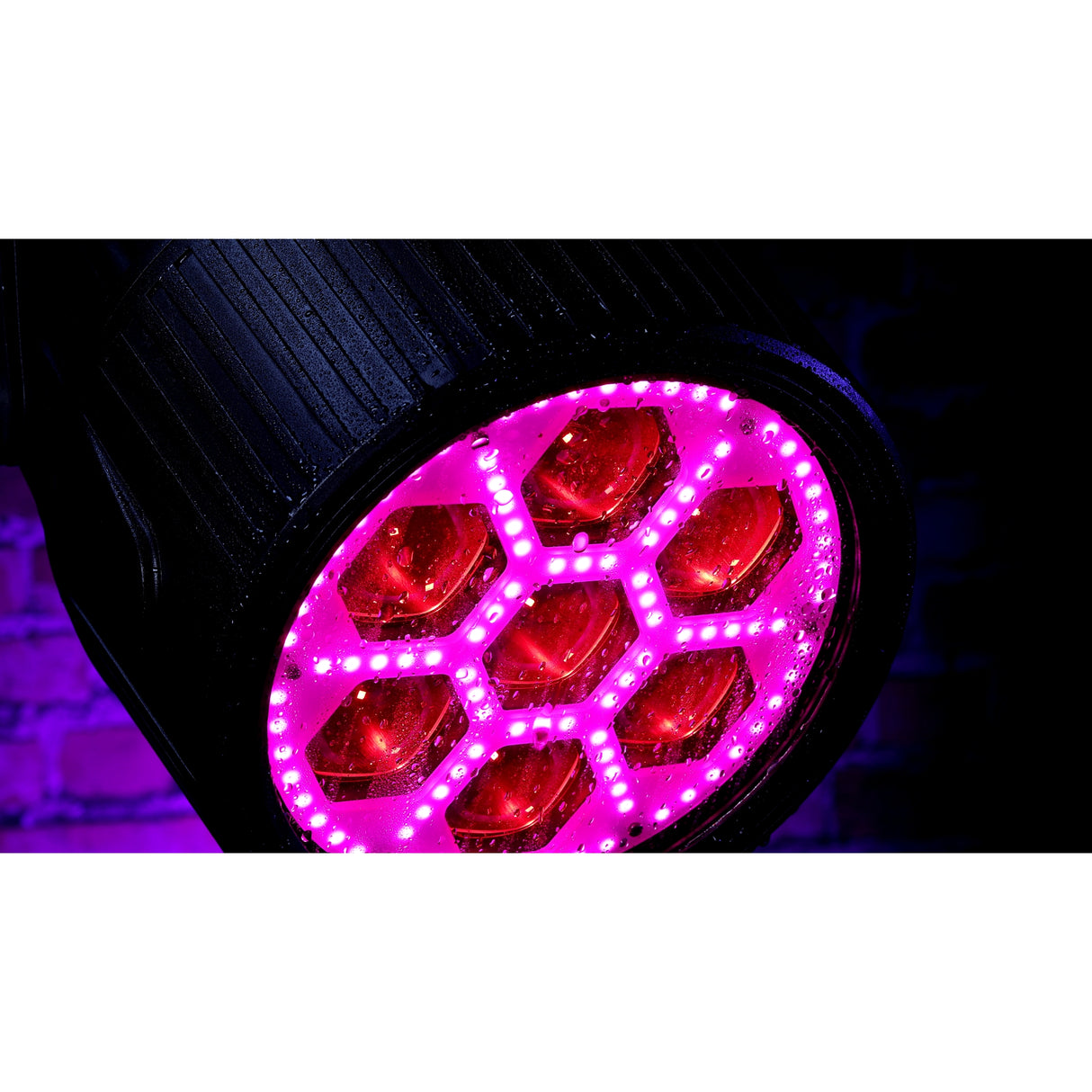 Blizzard Lighting Motif Settelenti 7x 40W 4-In-1 RGBW IP65-Rated LED Wash Fixture White