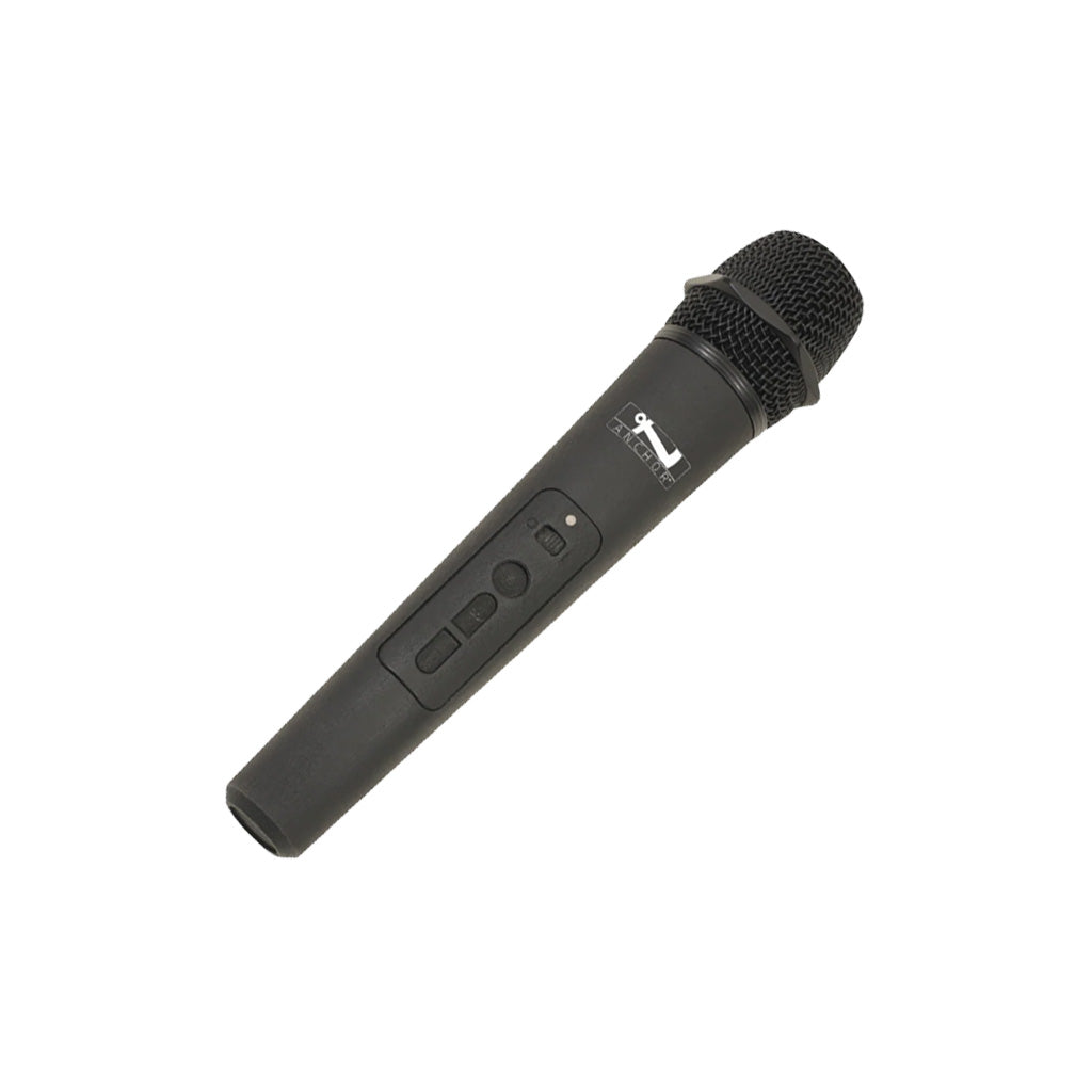 Anchor Audio Go Getter Air X1 PA System with 2 Speakers, Wireless Mic, 2 Stands - AnchorLink WH-LINK wireless handheld microphone