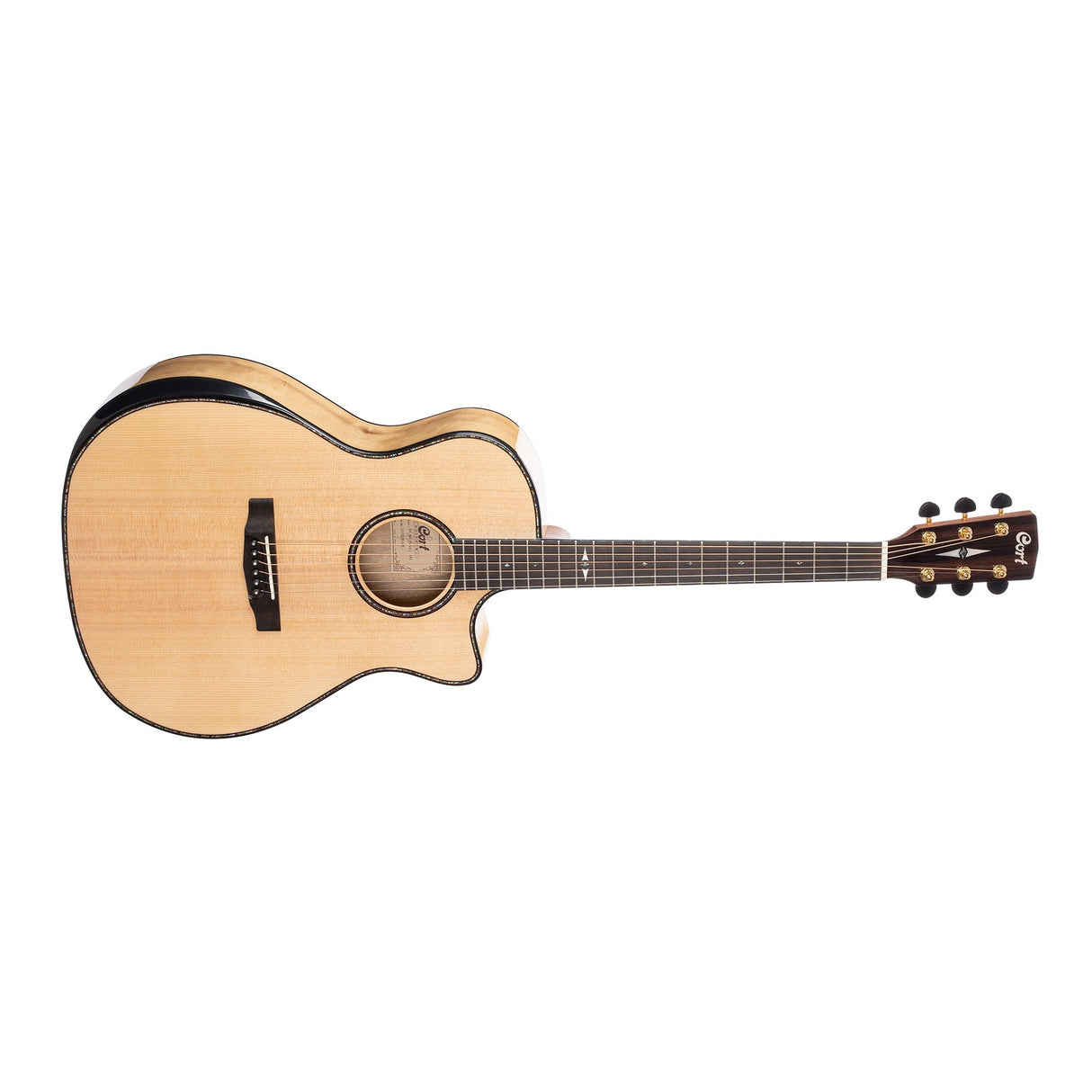 Cort GA-MY Bevel Acoustic-Electric Guitar Myrtlewood Natural - guitar
