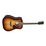 Cort GOLD D8 Acoustic-Electric Guitar, Dreadnought, Light Burst