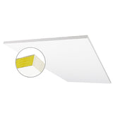 Primacoustic StratoTile 24 x 48-Inch Glass Wool Ceiling Tiles White Square Edge 6-Pieces