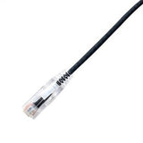 LYNN CPCS-ABK-002F CHOICE Slim 28AWG CAT6A Ethernet Patch Cable 2-Foot Black