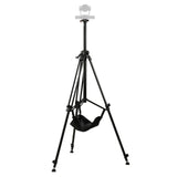 E-Image GA230-PTZ Aluminum Tripod with Rising Center Column and Quick Release Plate for PTZ Cameras