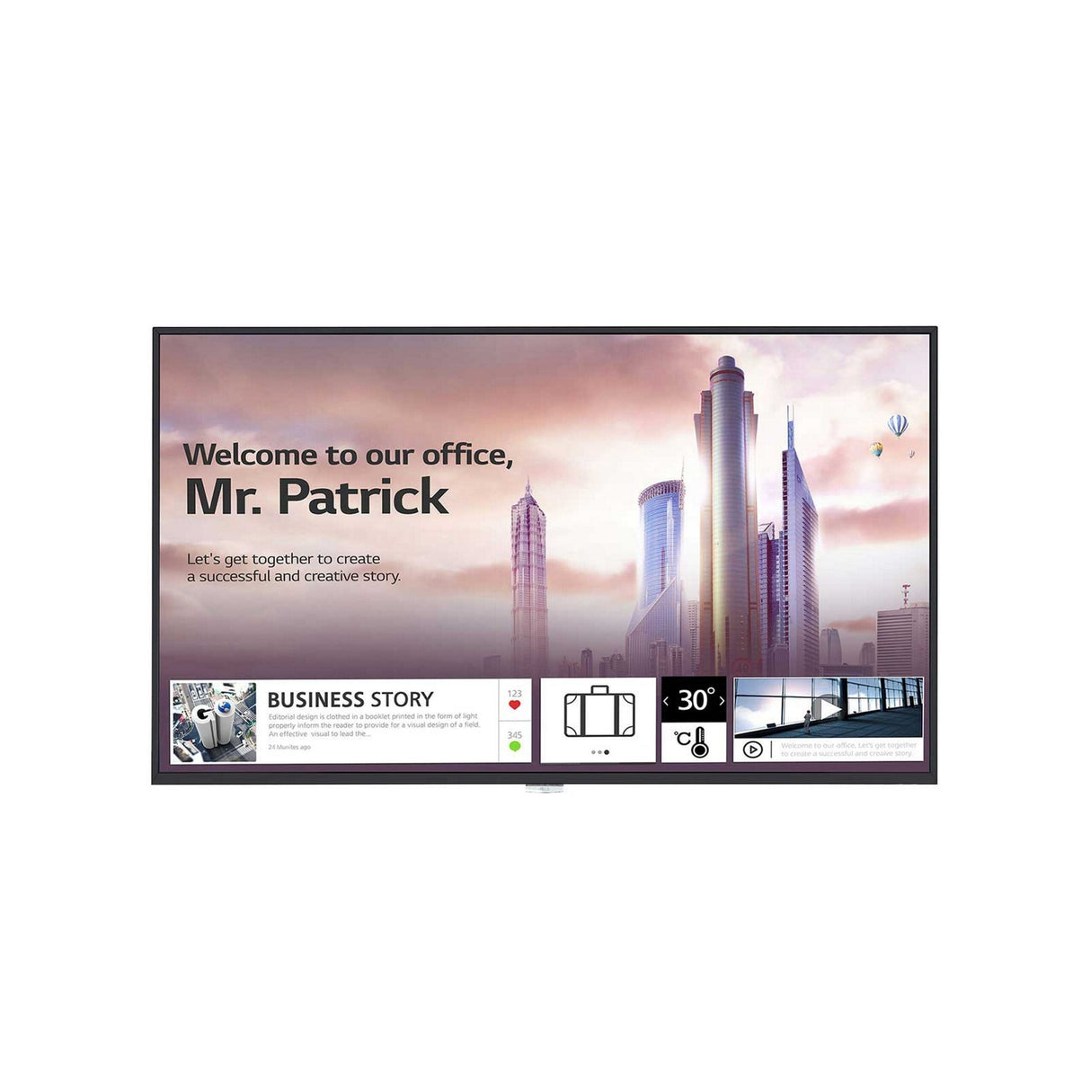 LG 65UH5F-H 65 Inch UH5F-H Series Slim UHD IPS Digital Signage Display