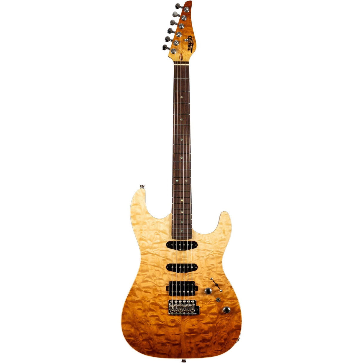 JET Guitars JS-45 Fireburst Elite Electric Guitar, 6-String